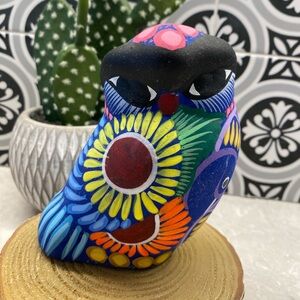 Artisan Handpainted Owl Alebrije | Clay | Unique Mexican Folk Art Decor